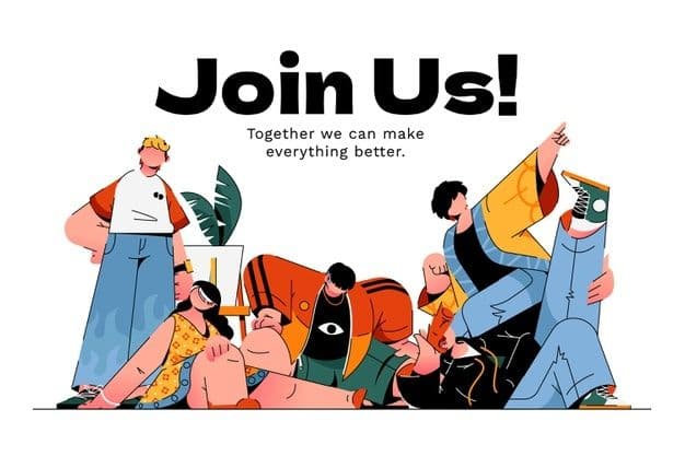 Hands joined together in unity